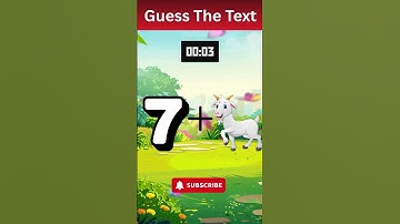 Can You Guess The Text in 10 Seconds? ⏳#brainteaser #shorts  #quiz