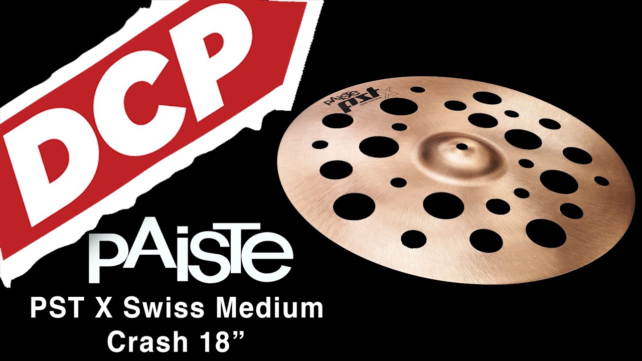 Paiste PSTX Swiss Medium Crash Cymbal 18"