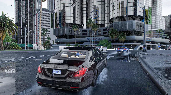 GTA 5 Mzansi Edition With Realistic Vegetation And Photorealistic Graphics Mod - Mercedes Benz S500