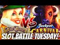 ★SLOT BATTLE TUESDAY!★ [EP#15] 🥊 OKTOBERFEST BIER HAUS VS. JACKPOT CARNIVAL (BUFFALO) Slot Machine