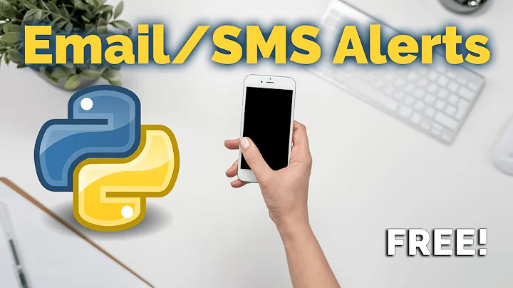 Create email and text message SMS alerts with Python!
