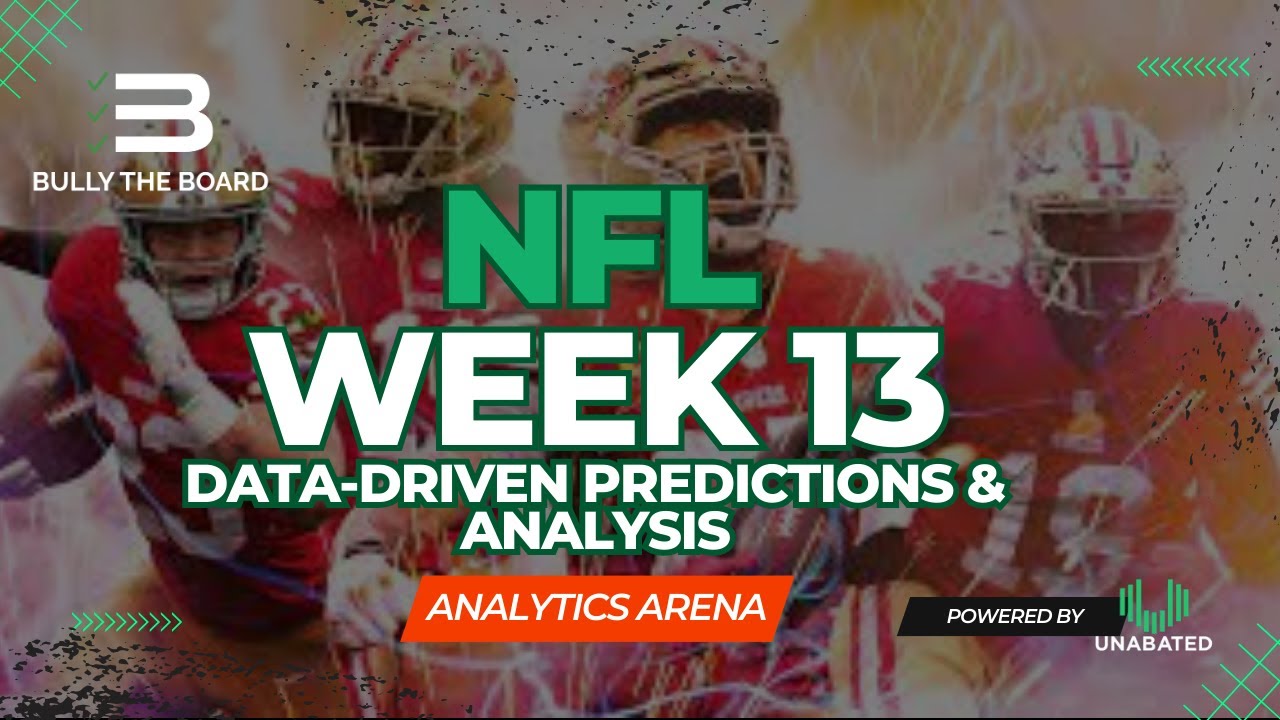 The Betting Edge Quantitative Value in NFL Week 13 Matchups YouTube