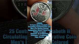 25 Cents Canada Commemorative Circulating Coin 25 Cents Canada Commemorative Circulating Coin