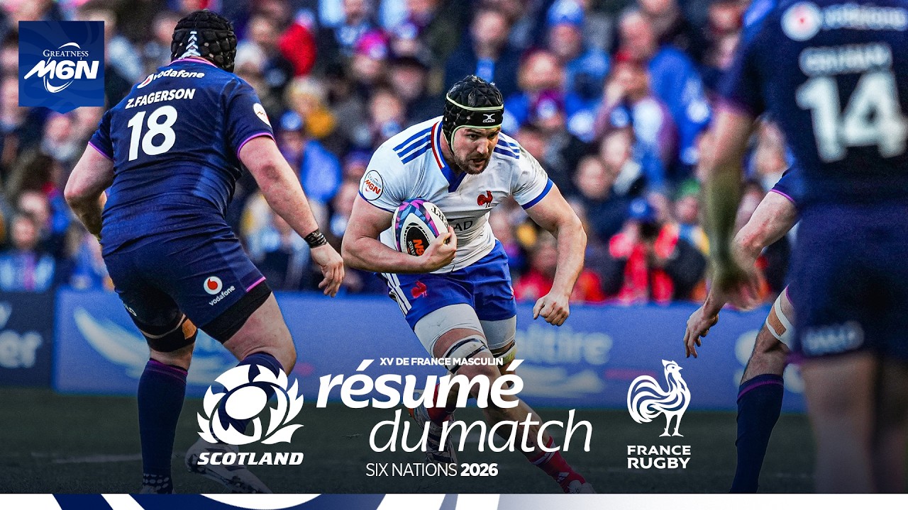 Tournoi des Six Nations 2026 : Le résumé d'Ecosse-France