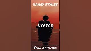 Sign of the times / Harry Styles
