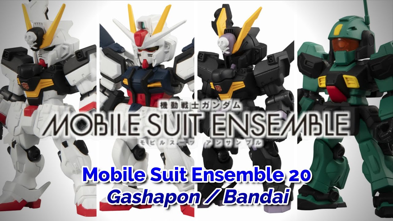 Mobile Suit Ensemble 20 - Gashapon / Bandai - YouTube
