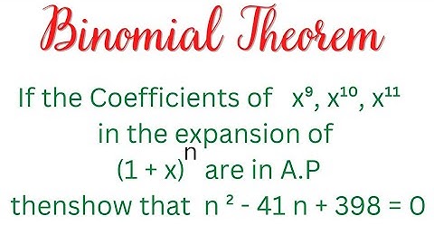 Binomial Theorem | 7 marks problem @EAG