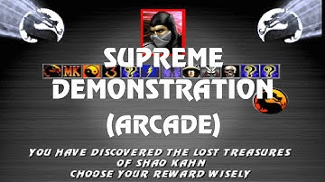 Ultimate Mortal Kombat 3: Supreme Demonstration (MAME) (1080p 60fps)