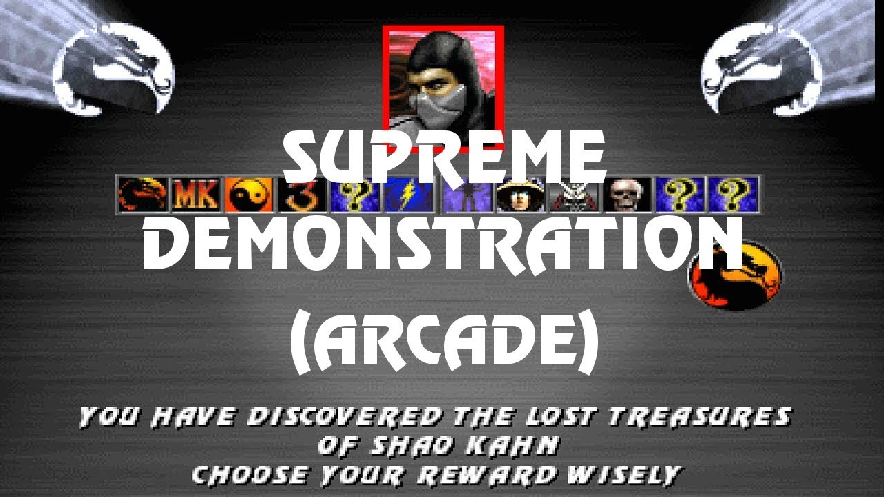 Ultimate Mortal Kombat 3: Supreme Demonstration (MAME) (1080p 60fps)