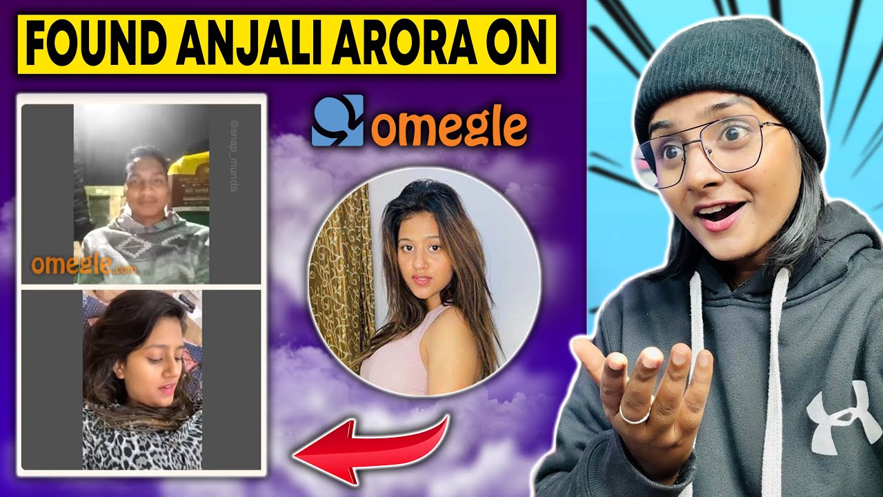 FOUND ANJALI ARORA ON OMEGLE 🧐| FUNNIEST OMEGLE SHORTS #2
