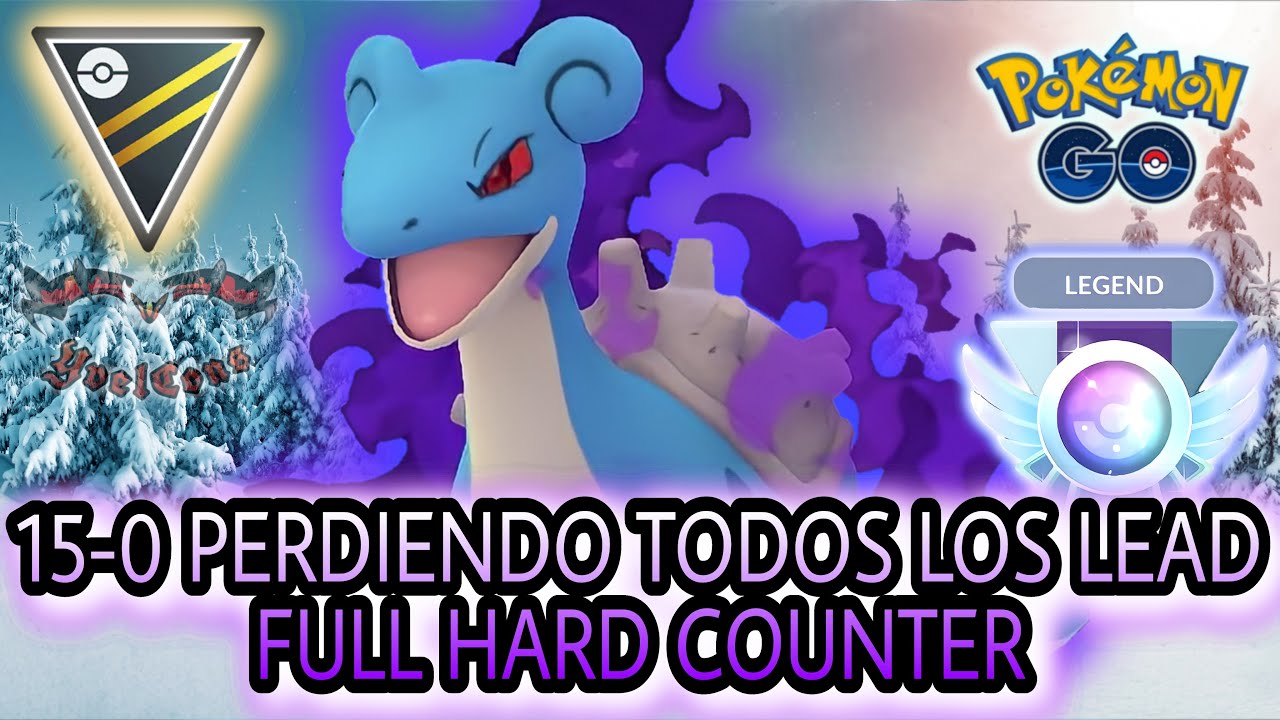¡15-0 CON LAPRAS SHADOW RANK #1 LEGACY EN LA LIGA ULTRA // PC-2500 ...