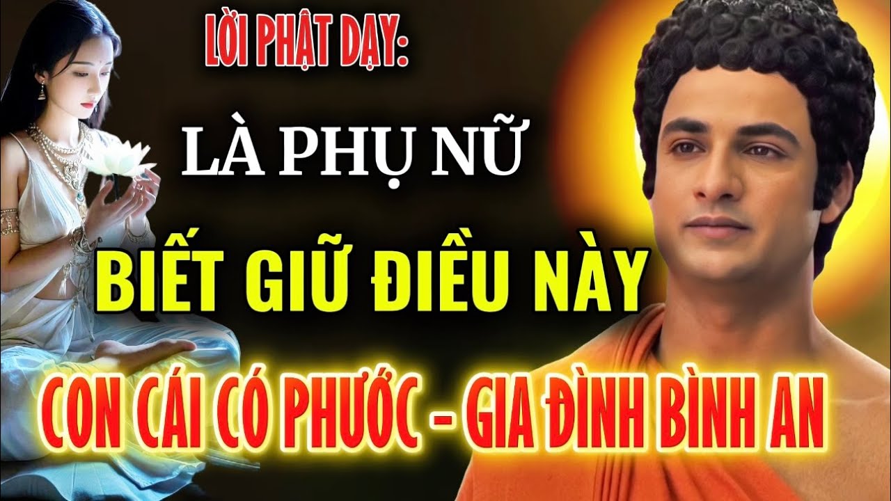 Lời Phật Dạy : Nếu Là Phụ Nữ, Xin Giữ Những Điều Này – Con Cái Có Phúc , Gia Đạo Bình An !