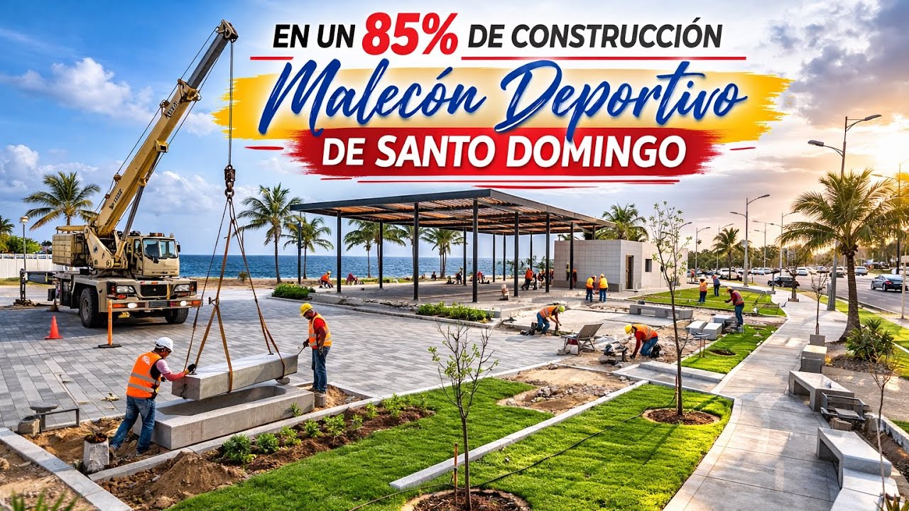El Nuevo Malecón Deportivo ya está en su etapa final: 85% de construcción 🏗️