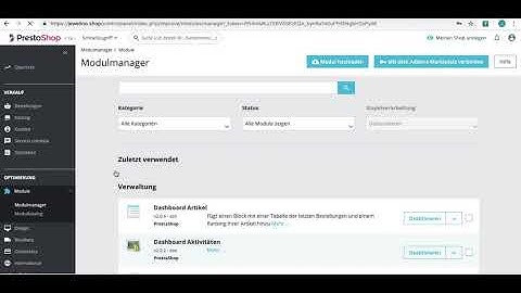 prestashop error 500 module catalogue