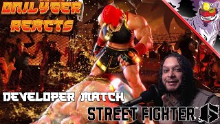 [High Quality 1440p] OniLyger Reacts Street Fighter 6 Zangief vs Marissa Exclusive Developer Match