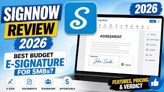 SignNow Review 2026 – Best Budget E-Signature for SMBs (Features, Pricing & Verdict)