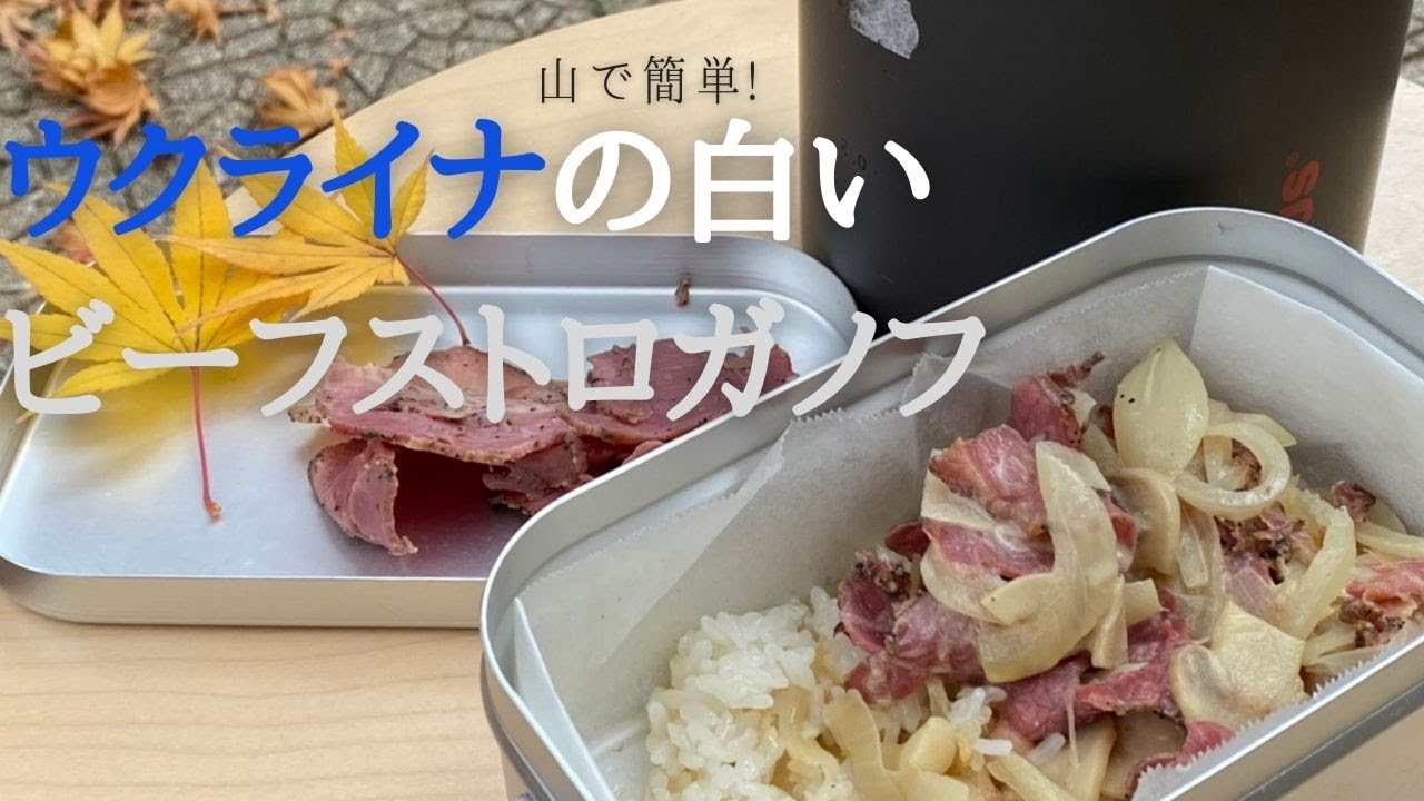 山で簡単 ウクライナの白いビーフストロガノフ Youtube