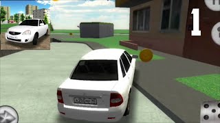 Lada Priora Tinted Simulator - Gameplay Walkthrough Part 1 (Android) screenshot 1