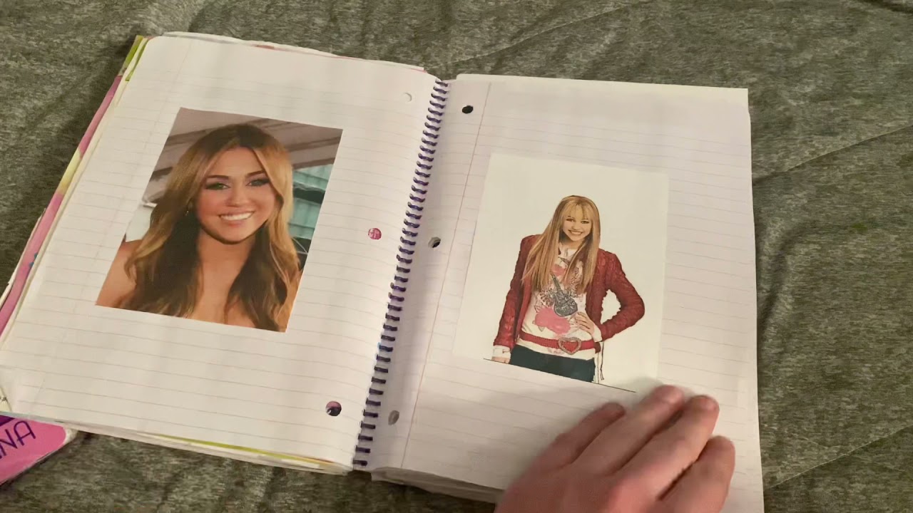 my hannah montana scrapbooks! (2&3)