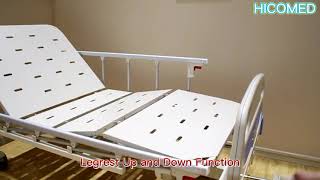 2 crank hospital bed 2 function medical bed