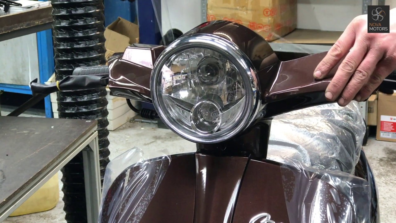 www.nova-motors.de Hilfe - Nova Motors Grace/eGrace - Lampe- Scheinwerferwechsel - YouTube