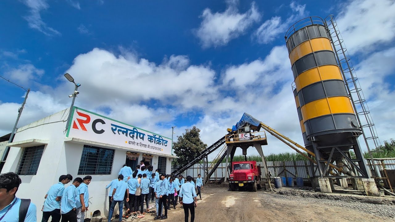 Civil Engineering Industrial Visit | Ready Mix Concrete Plant and Stone Crusher | Shivraj Shelake