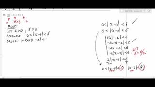 MAT 201 Calculus I Section 2.5 Part 2 Limit Proofs