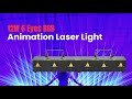 YX606 Professional DJ 6 Eyes Full Color Animation Laser Light #ectechlighting #LaserLightsSupplier