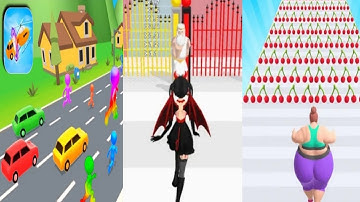 Good Gir Bad Girl |Shape-Shifting| Hair Rush | Fat 2 Fit Gameplay Walkthrough All Levels Android,ios