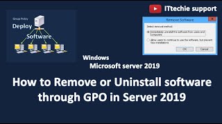 How to Uninstall software through GPO in Windows server 2019 screenshot 5