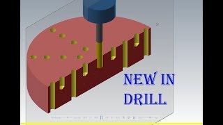New in Drill - MasterCam 2019 - P1