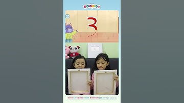Domikado x @twinsmeynow | Belajar Menulis & Berhitung Angka 3!