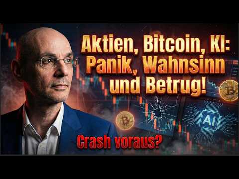 Thumbnail for Aktien, Bitcoin, KI: Panik, Wahnsinn und Betrug! Crash voraus? Videoausblick