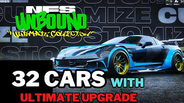 Get 32 Cars free with Need for Speed Unbound Ultimate Edition