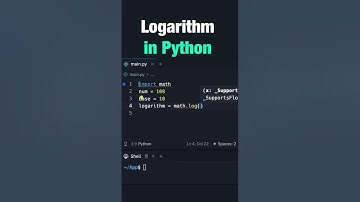 Logarithm in Python  #softlinks #python #programming