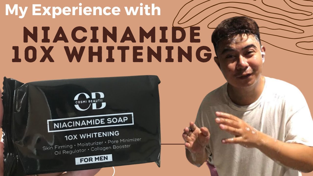 niacinamide for men 10x whitening soap trending charcoal soap tiktok