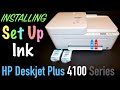 Installing setup ink cartridges in hp deskjet plus 4100 allinone printer review 