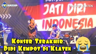 Konser Terakhir Didi Kempot di Klaten