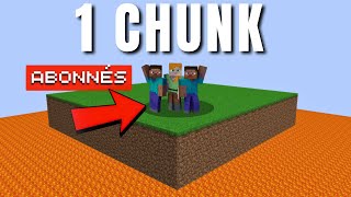 J'ai enfermé ces abonnés sur 1 Chunk !