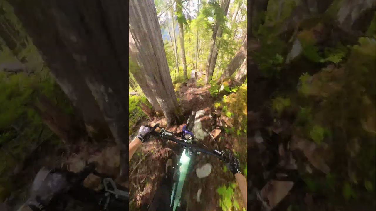 Take 93 of trying not to pedal before the drop and we got there! #mtb #downhill