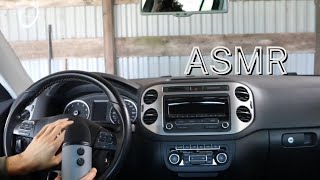 ASMR IN THE CAR again (Tapping, Scratching, pushing buttons) | no talking