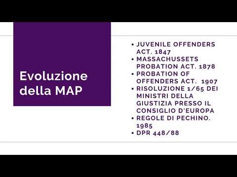 Video: Cos'è La Giustizia Minorile