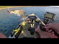 Bass kayak fishing on 360 lures
