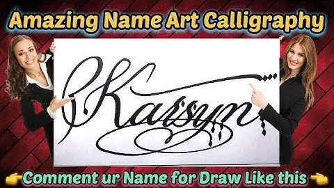 Kassyn Name Signature Calligraphy Status | How to improve Cursive Handwriting | Cut Marker | art