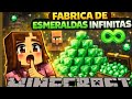 FÁBRICA DE ESMERALDAS INFINITAS en Minecraft 💚 (Granja Automática)