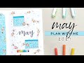 PLAN WITH ME | May 2021 | Bullet Journal Setup - Koi Fish