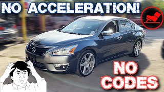 nissan altima randomly won't accelerate above 25mph!!