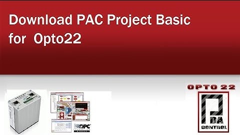 Download PAC Project Basic for  #Opto22 : PDAControl
