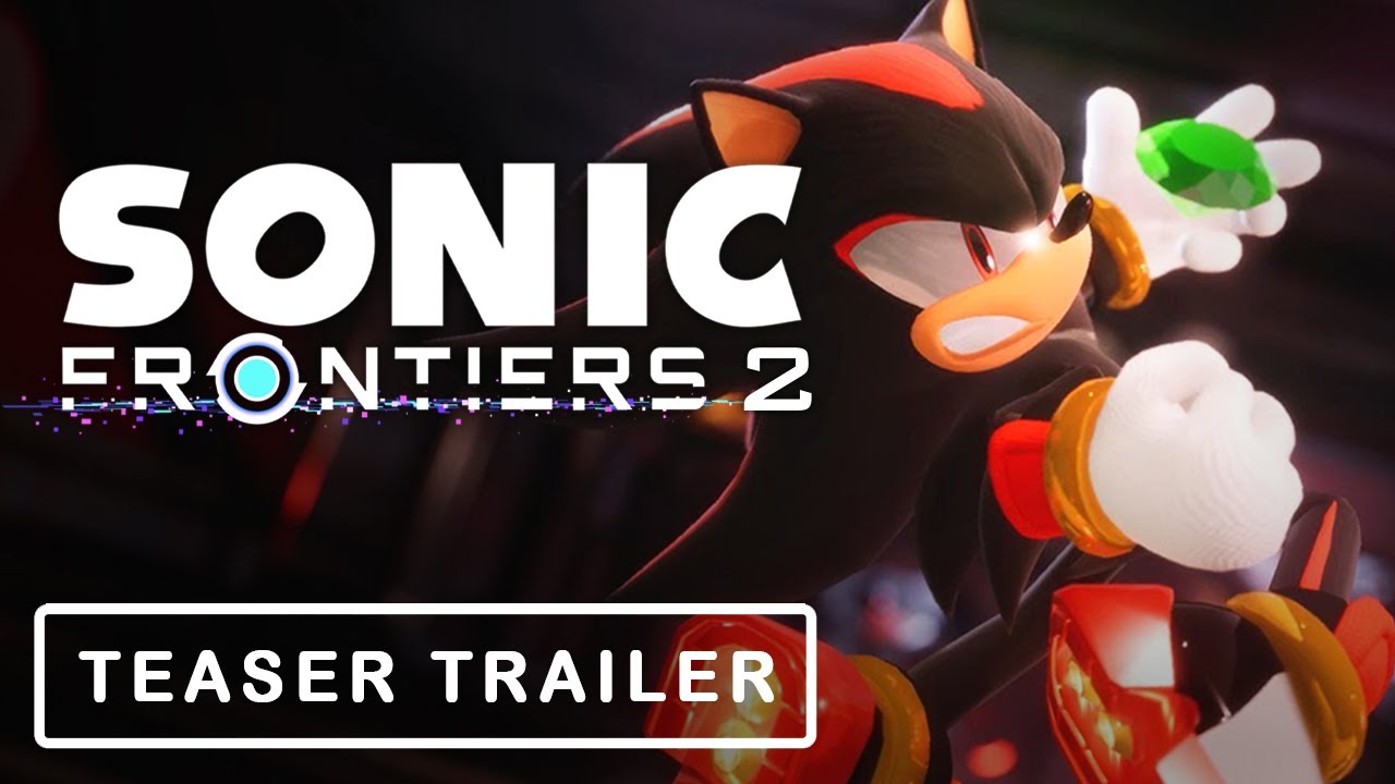 Sonic Frontiers PlayStation 5 and Sonic The Hedgehog 2 Movie