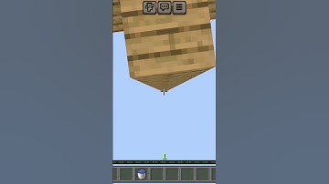 Minecraft ladder+waterbucket clutch #shortvideo #minecraft #gaming #mlg